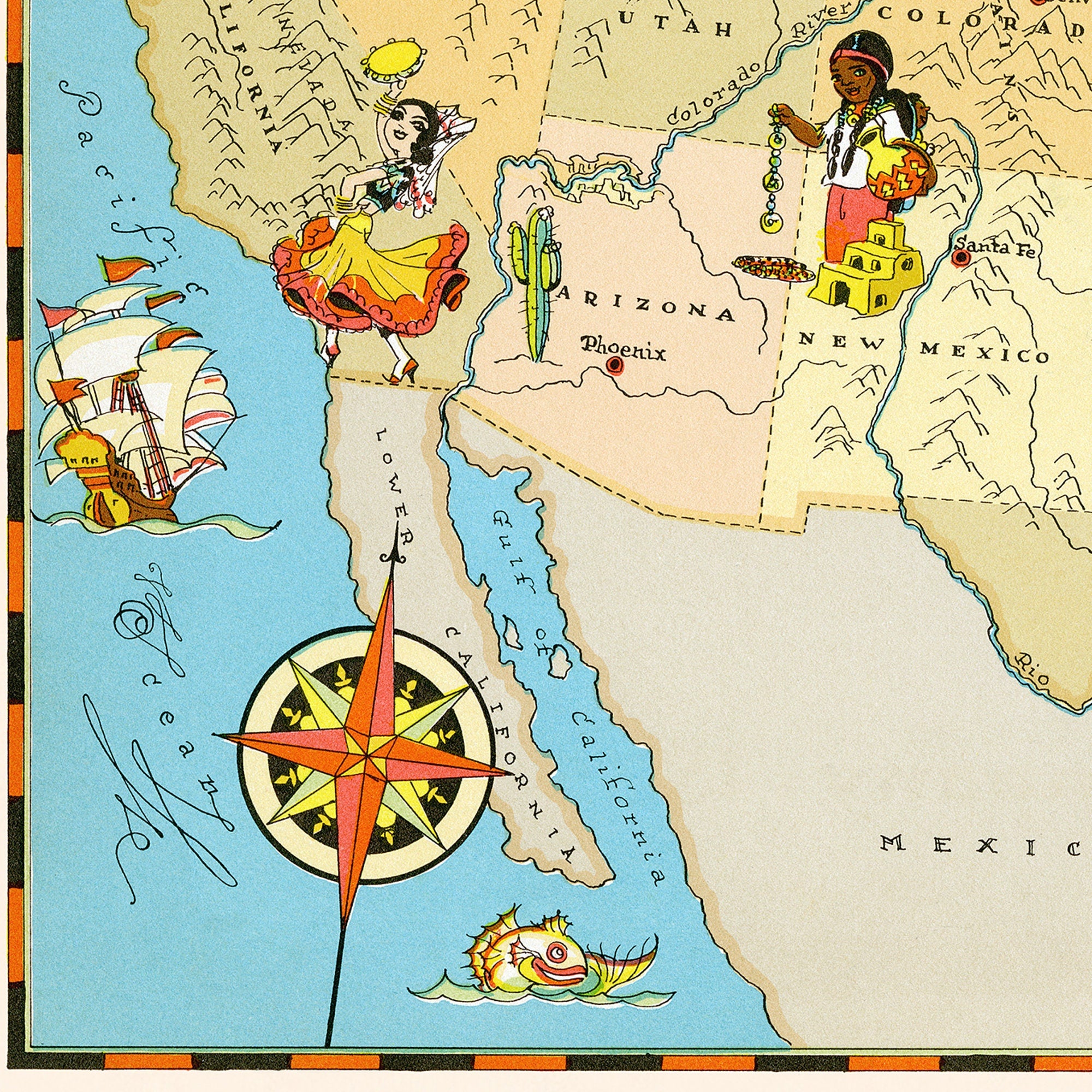 Fun Map of the United States – Inkjet Alley