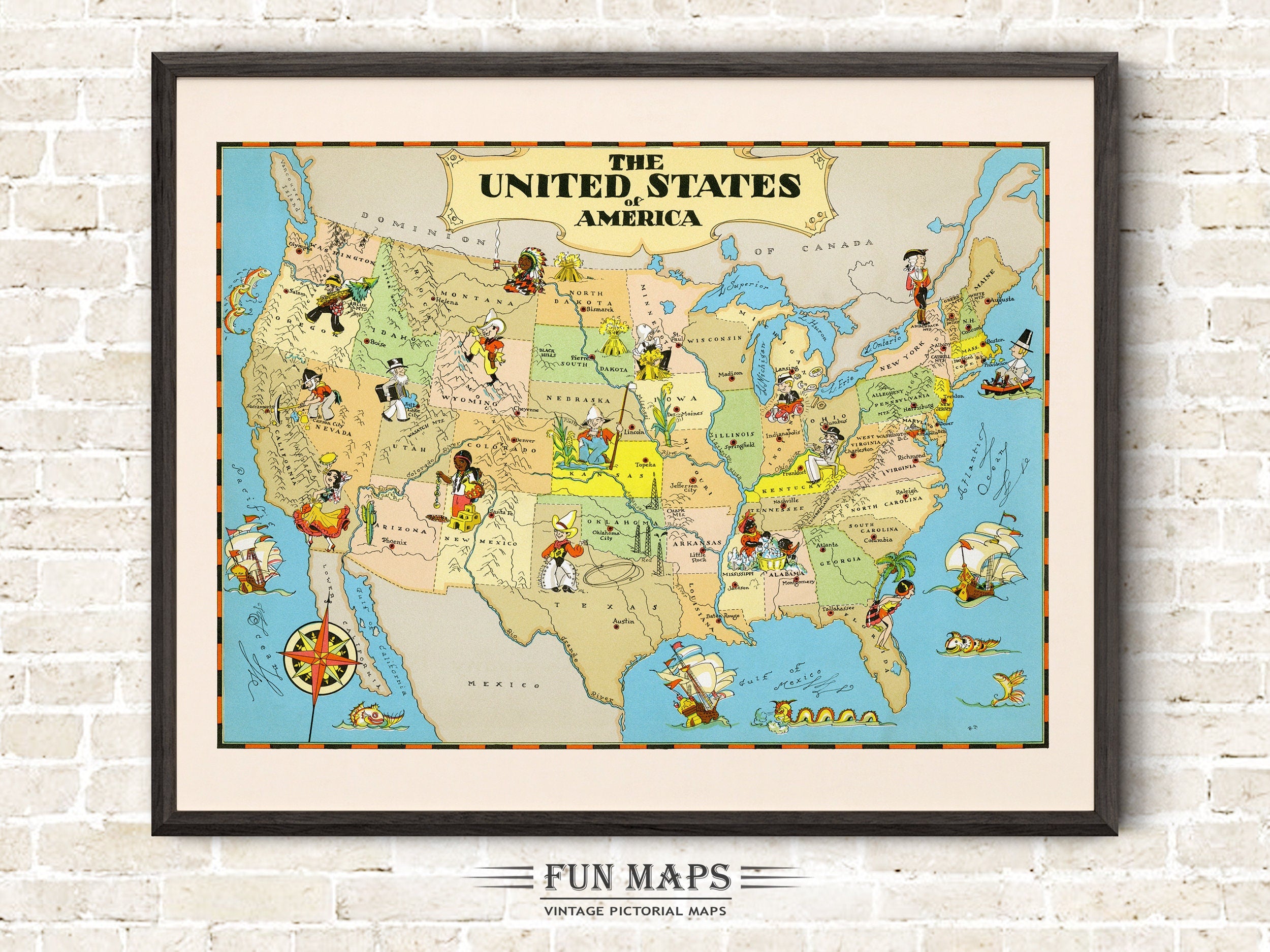 Fun Map of the United States