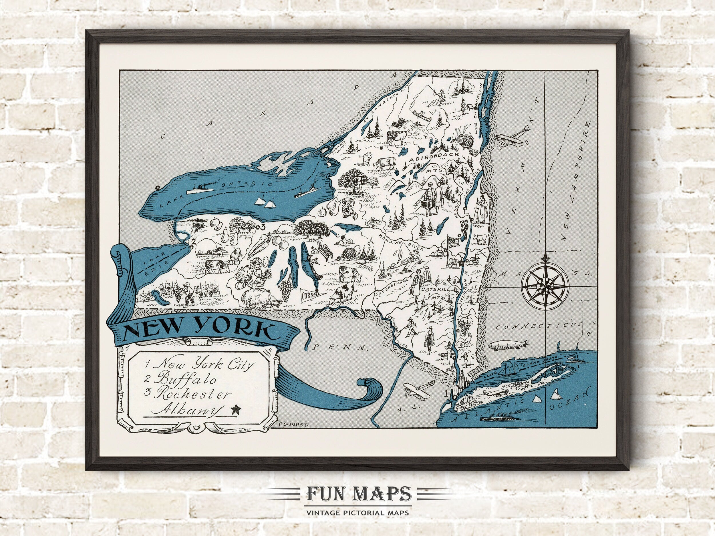 Fun Map of New York