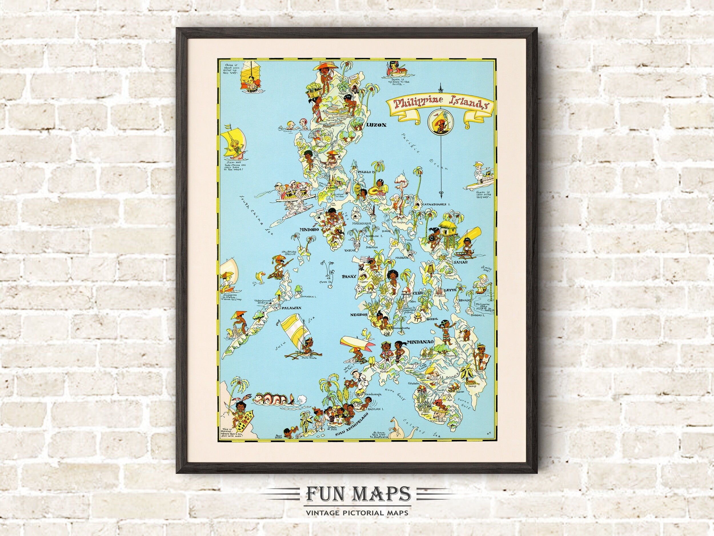 Fun Map of the Philippine Island