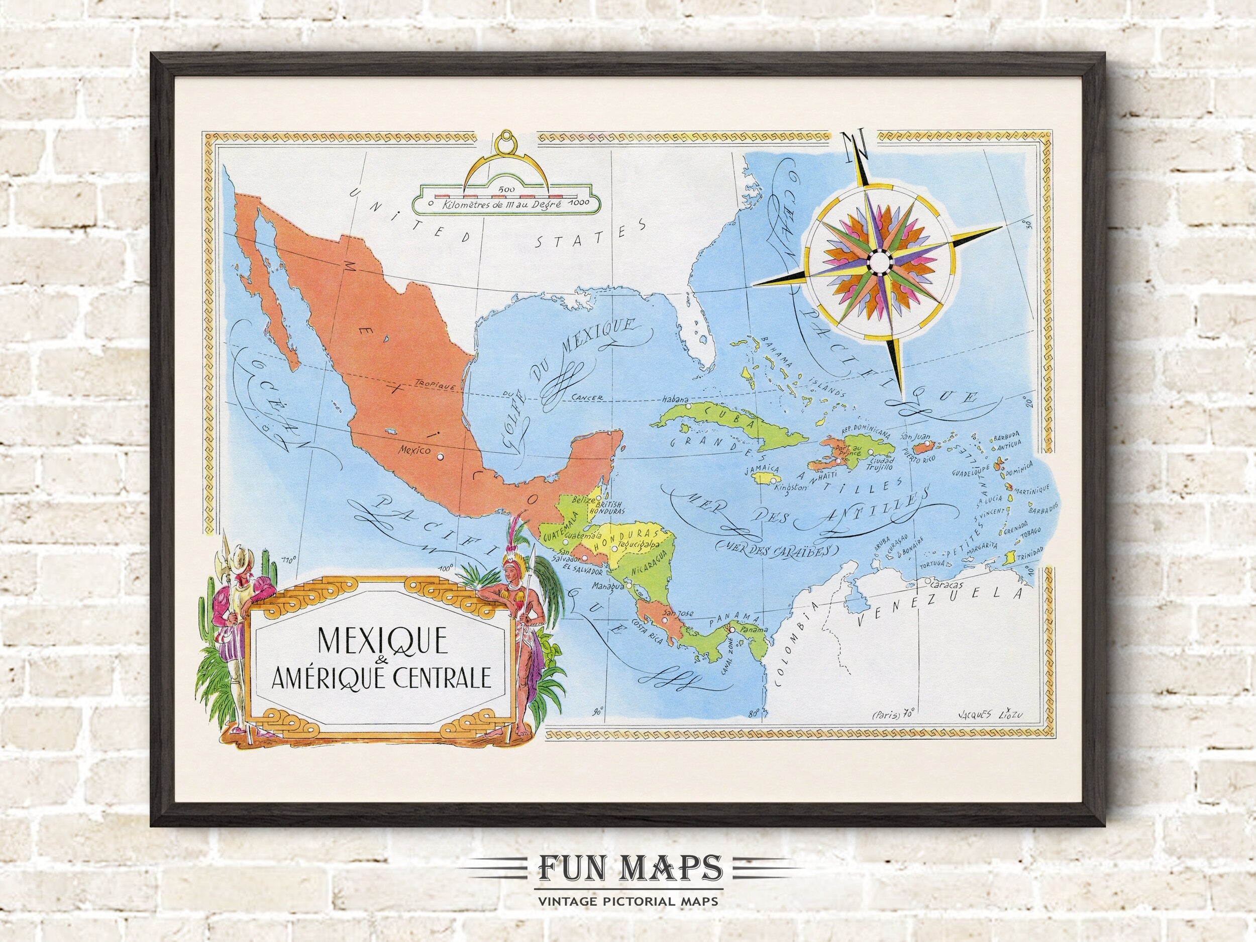 Fun Map of Mexico