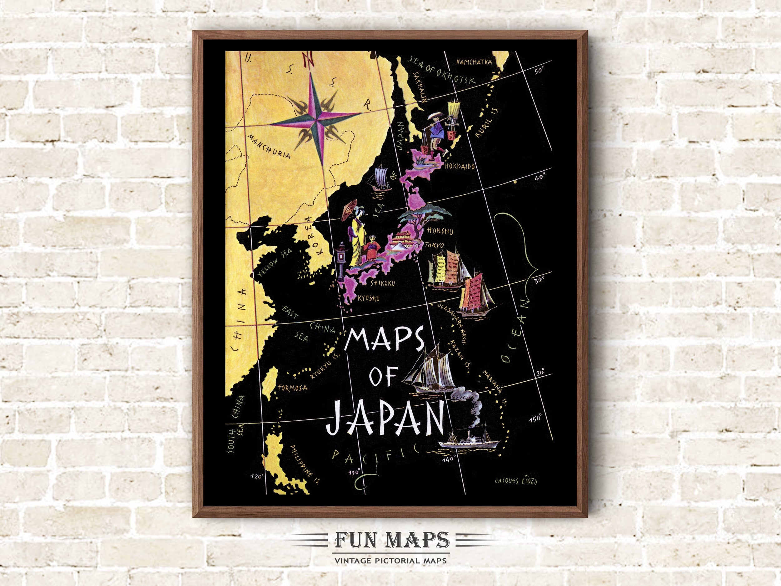 Fun Map of Japan