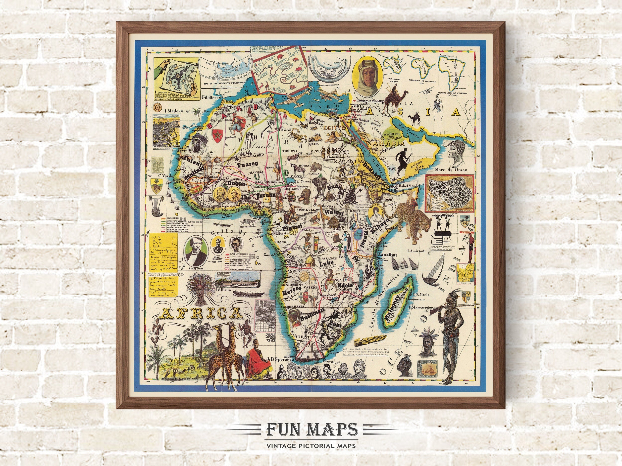 Fun Map of Africa