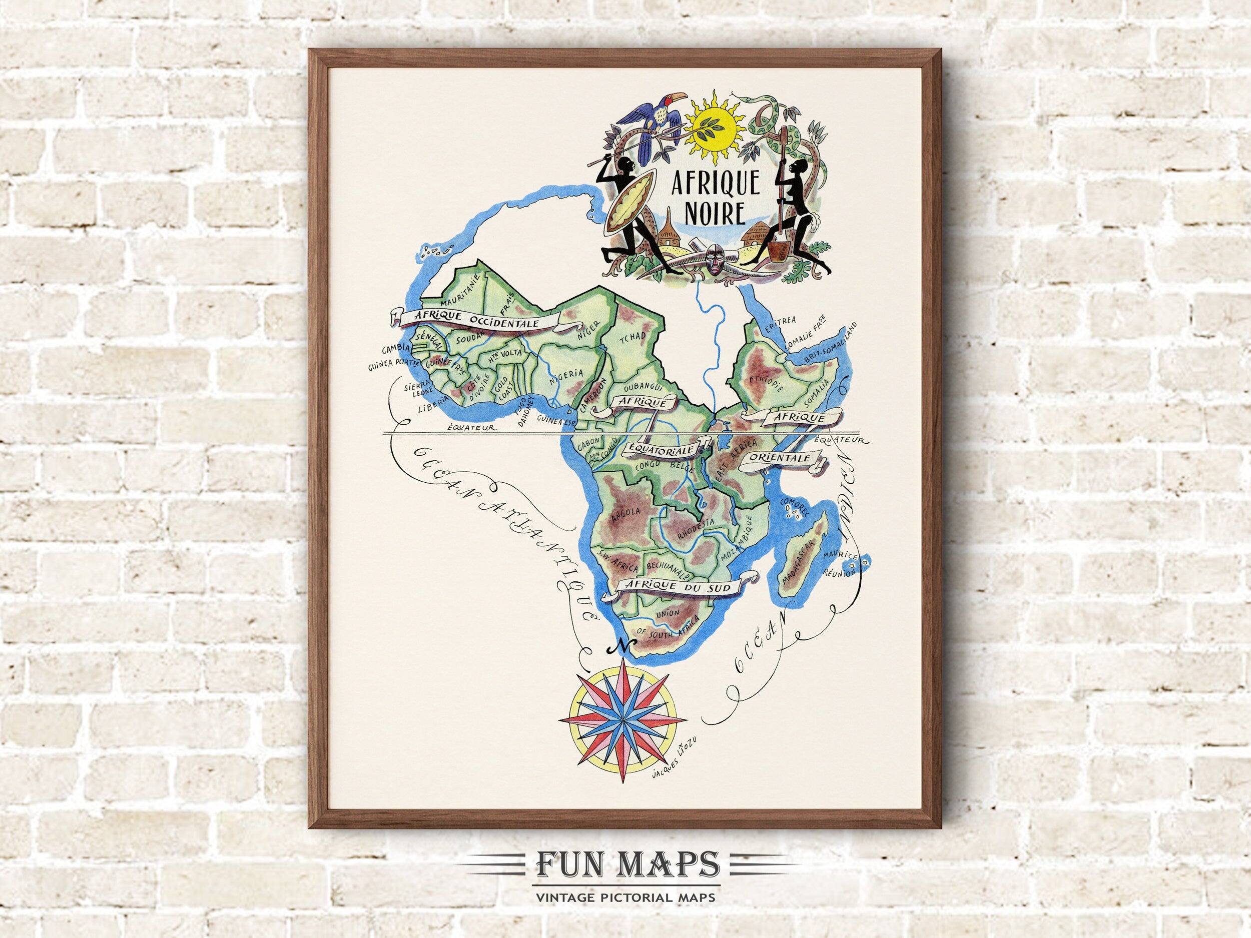 Fun Map of Africa