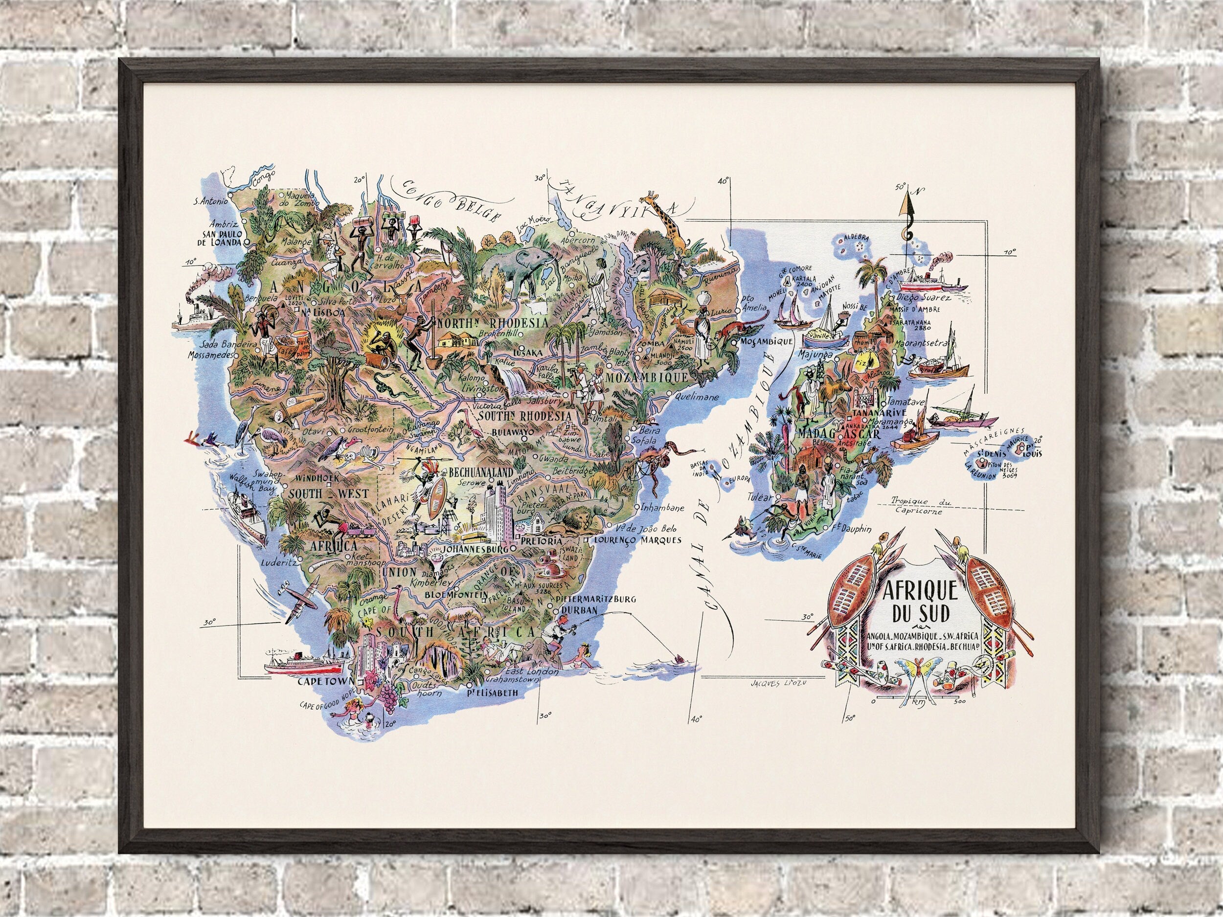 Sa Map Fun Fun Map of South Africa – Inkjet Alley